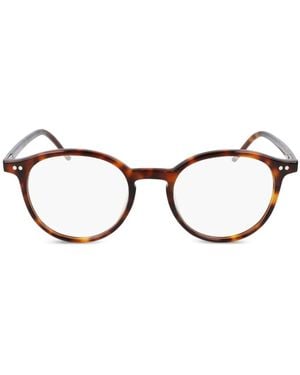 Paul Smith Carlisle Bril Met Rond Montuur - Bruin