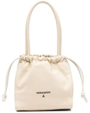 Patrizia Pepe Soft Rock Tote Bag - White