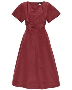 Weekend by Maxmara Draped Dress - Red