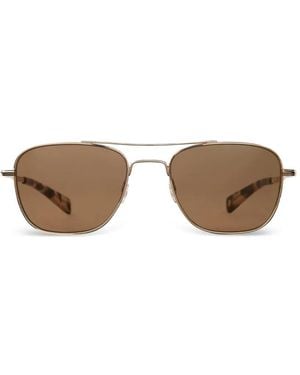 Garrett Leight Harbor Sunglasses - Metallic