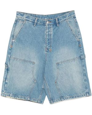 Ksubi Double-Pocket Denim Shorts - Blue