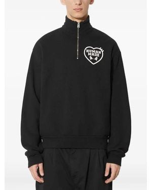 Human Made Sudadera con media cremallera - Negro