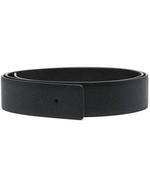 Prada Gürtel Aus Leder - Schwarz