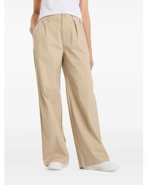 New Balance Pantalon Boylston À Plis - Natural