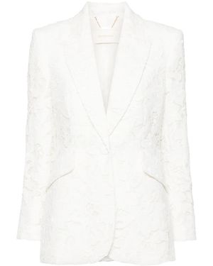 Zimmermann Natura レースディテール ジャケット - ホワイト
