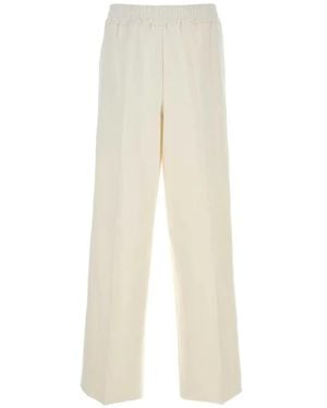Jil Sander Stretch Jersey Pant - White