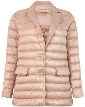 Herno Padded Button-Up Jacket - Pink