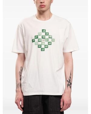 C.P. Company Graphic-Print T-Shirt - Natural