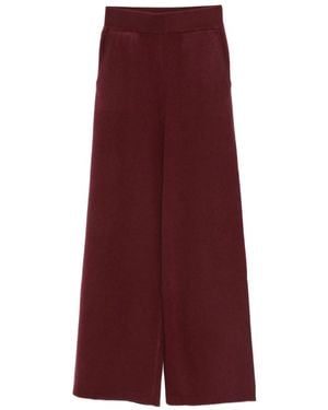 Philo-Sofie Cashmere Cropped-Palazzohose - Lila