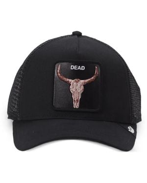 Goorin Bros Skulls-Appliqué Cap Hat - Black