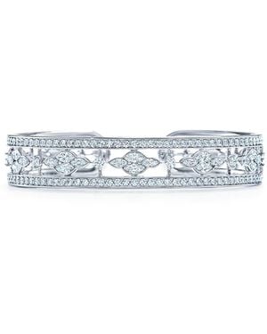 Kwiat 18Kt Diamond Trellis Cuff Bangle - White