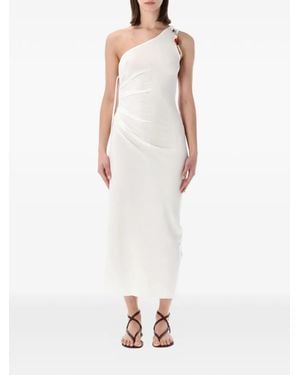 Sessun Leite One-Shoulder Dress - White