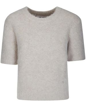 Samsøe & Samsøe Sajeanne Short-Sleeve Jumper - Grey