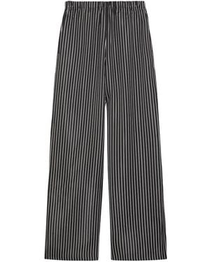Maria McManus Striped Elasticated Waist Pants - Gray