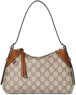 Gucci Cotton Shoulder Bag - Natural