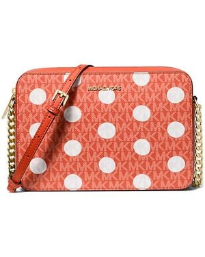 Michael Kors Polka-dot cross body bag - Rojo