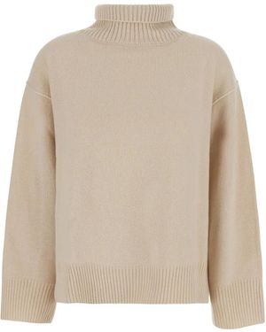 Soft Goat Boyfriend Cashmere Jumper - Natural