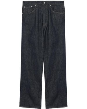 AURALEE Hard Twist Straight-Leg Jeans - Blue