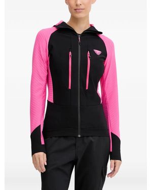 Dynafit Mezzalama Race Zip-Up Ski Hoodie - Red