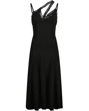 Vaillant Studio Lace Midi Dress - Black