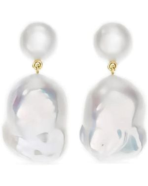 Sophie Bille Brahe Luna ピアス ホワイト | Lyst