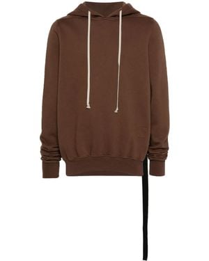 Rick Owens Zip-Up Hoodie - Brown