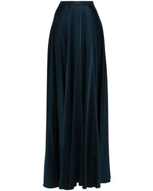 Jenny Packham Stella サテンマキシスカート - ブルー