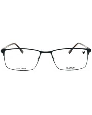 Flexon Rectangle-Frame Glasses - White
