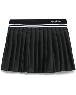 Sporty & Rich Abigail Mini Skirt - Black