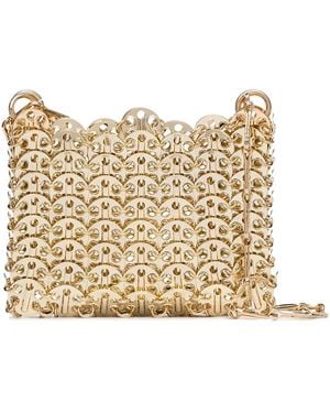 Rabanne Iconic 1969 Nano Shoulder Bag Gold - Natural