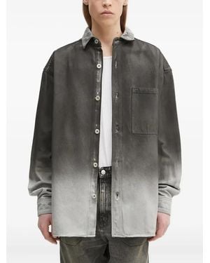 Marcelo Burlon グラデーション シャツ - グレー