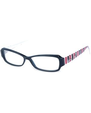 McQueen Geometric-Frame Glasses - White