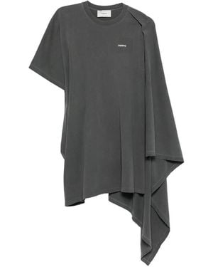 Coperni Drape-Detail Mini Dress - Black