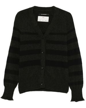 Song For The Mute Cardigan Con Scollo A V - Nero