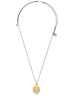 Mya Bay Fragrance Star-Motif Pendant Necklace - Brown