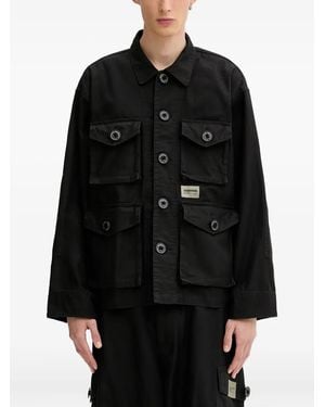 Neighborhood Multi-Pocket Shirt Jacket - Black