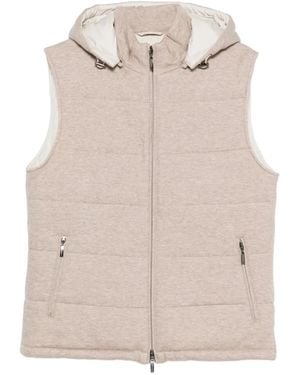 Doriani ジップアップ トップ - ナチュラル