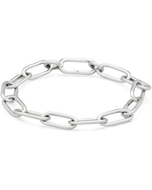 Tom Wood Jax Chain-Link Bracelet - White