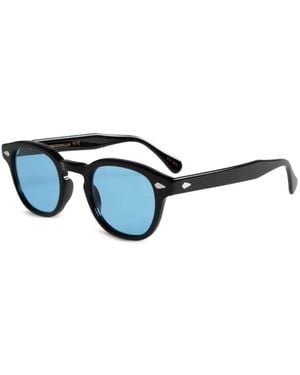 Moscot Lemtosh Round-Frame Sunglasses - Blue