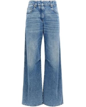 Brunello Cucinelli デコラティブステッチ ジーンズ - ブルー