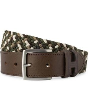 Hackett Parachute Braided Belt - Brown