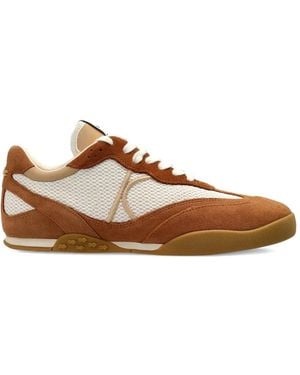 Kate Spade Drift Panelled Lace-Up Trainers - Brown