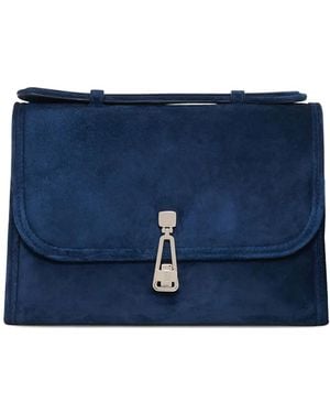 Gabriela Hearst Small Leonora Suede Tote Bag - Blauw