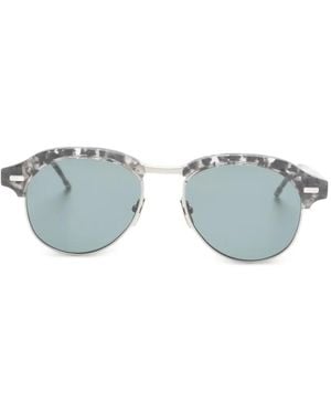 Thom Browne Round-Frame Sunglasses - Blue