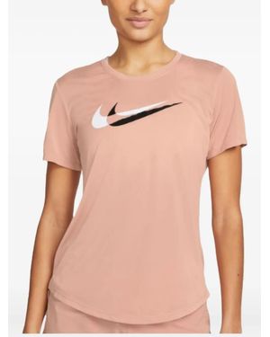 Nike Dri-Fit Swoosh Run T-Shirt - Pink