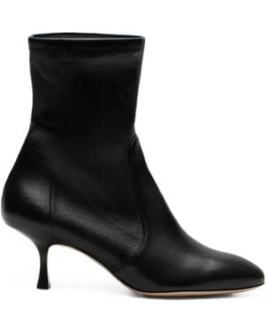 Stuart Weitzman Madison Stretch Ankle Boots - Black