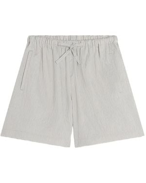 Maison Kitsuné Striped Shorts - White