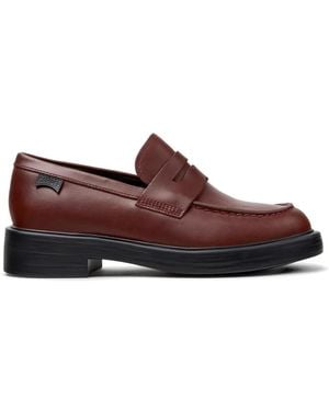Camper Dean Leather Loafers - Brown