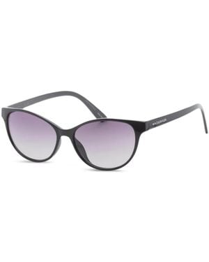 Calvin Klein Logo-Print Cat-Eye Sunglasses - White
