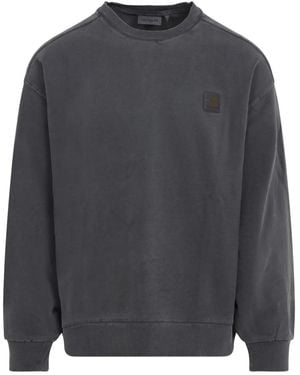 Carhartt Logo-Patch Sweatshirt - Grey